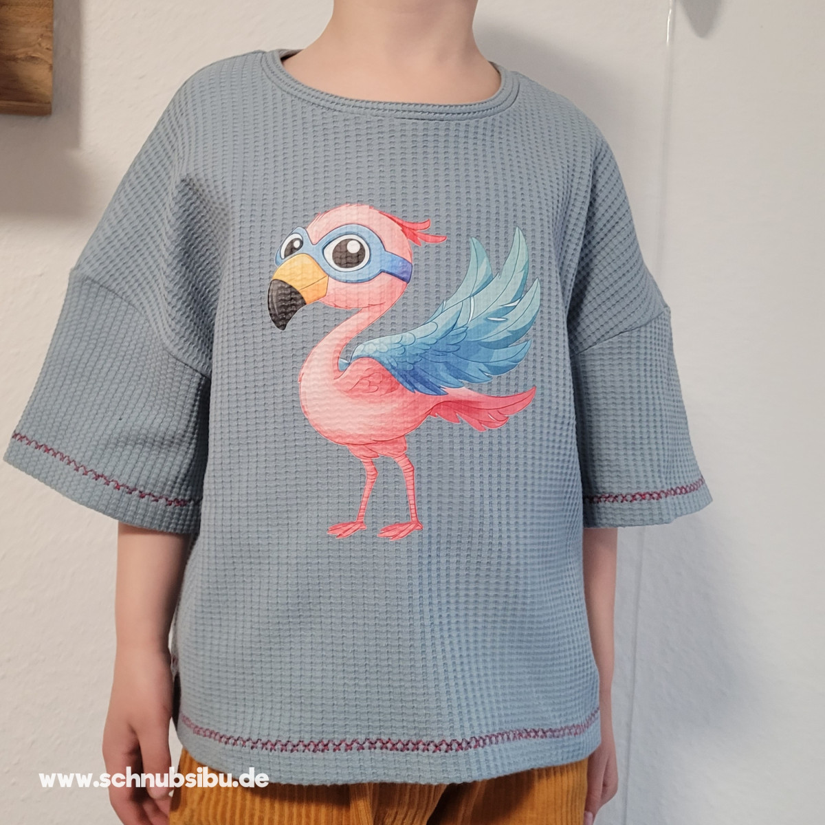 Bügelbild Superhelden Tiere - Flamingo